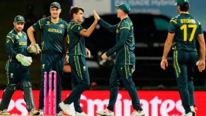 Aus vs Oman, T20 World Cup 2026 : ॲडम झाम्पासमोर ओमान संघाने टाकली नांगी! ऑस्ट्रेलियासमोर १०५ धावांचे लक्ष्य 