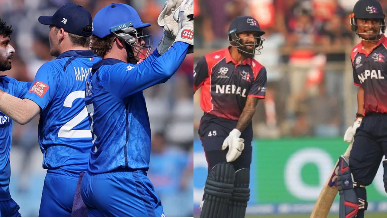 NEP vs ITA, T20 World Cup 2026 :  नेपाळने इटलीसमोर टेकले गुडघे! पौडेल आर्मी 123 धावांवर गारद