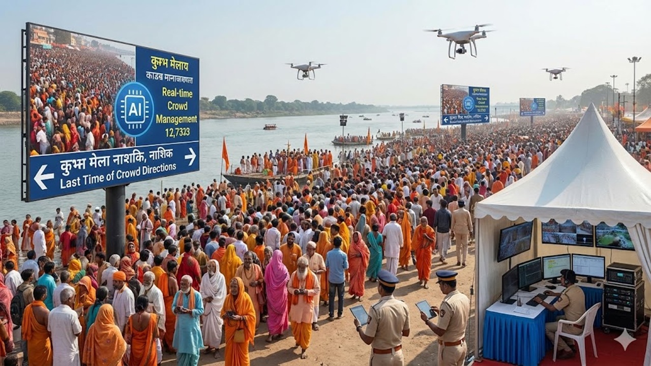 Nashik News : सिंहस्थात AI चा वापर होणार, गर्दीचे नियोजन करताना भाविकांना रामकुंडापर्यंत नेणार