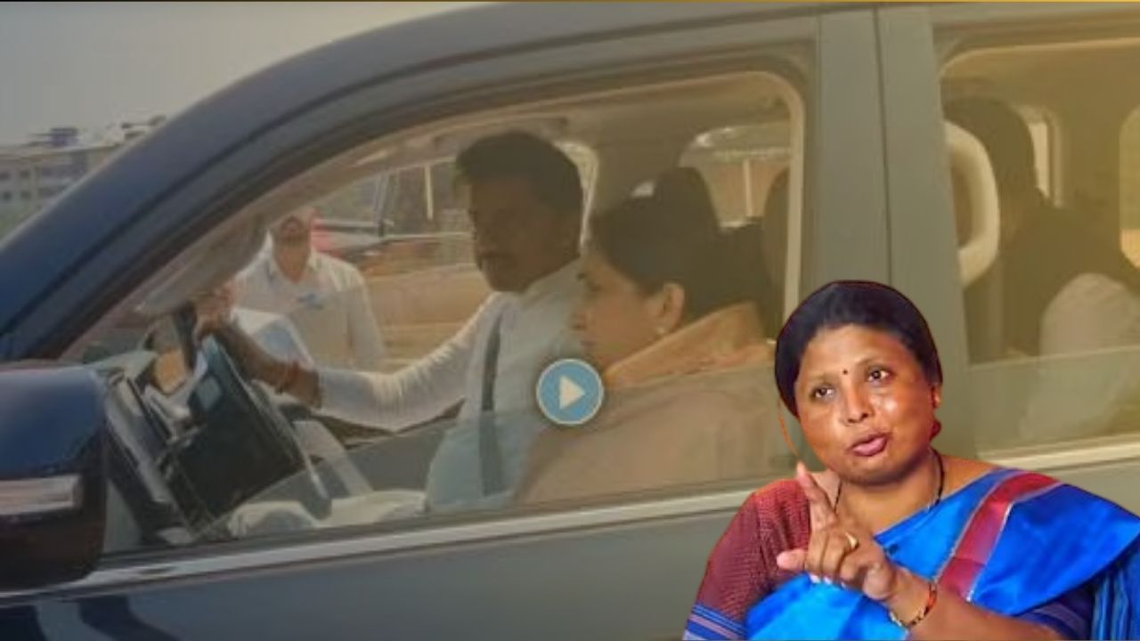 Maharashtra Politics : अनिकेत तटकरेंनी केले DCM सुनेत्रा पवारांच्या गाडीचे सारथ्य; सुषमा अंधारेंनी साधला निशाणा