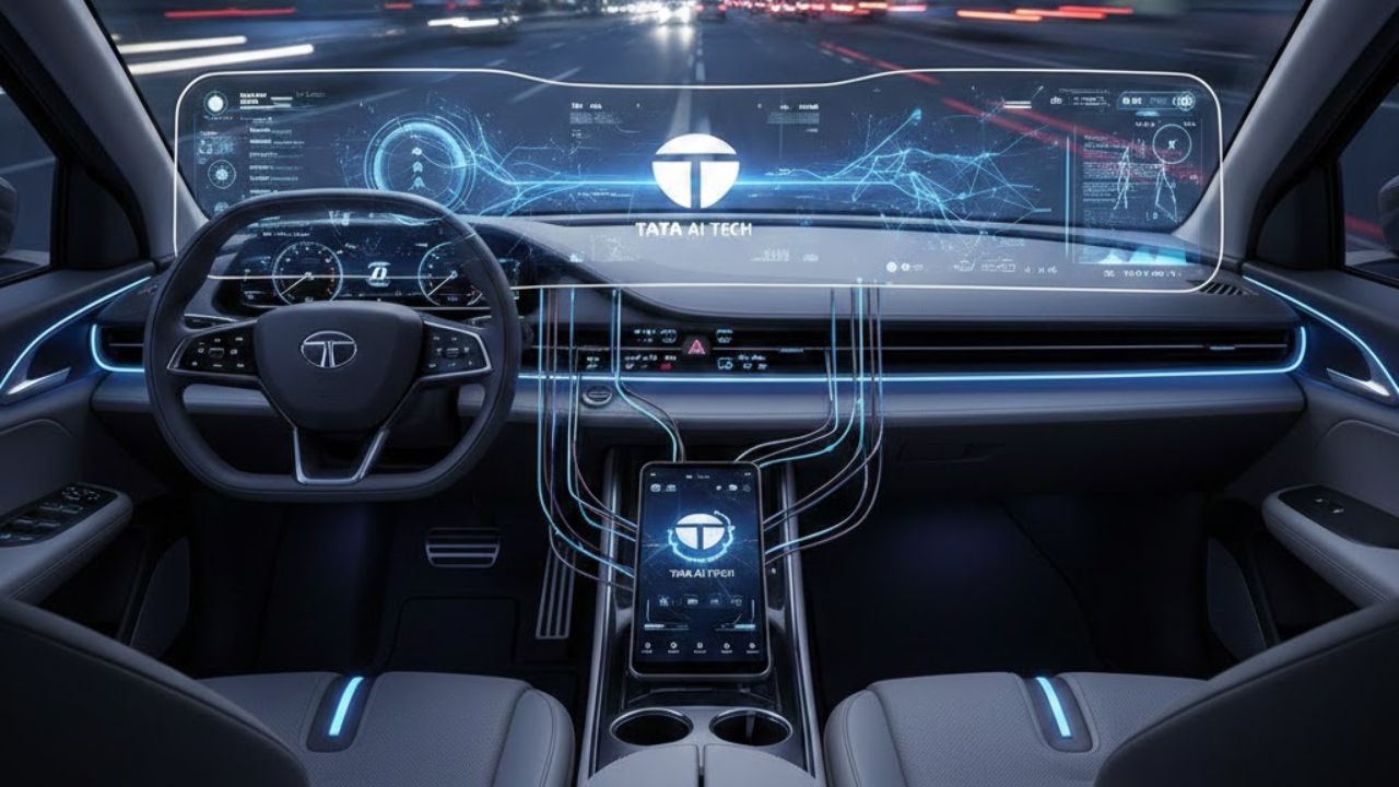 Tata चा वेगळाच डाव! दाखवली खास AI आधारित टेक्नॉलॉजी, कारमध्ये मिळणार मोबाईलसारखी अपडेट सुविधा