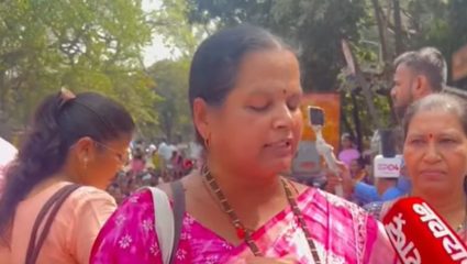 Thane : नव्या कामगार कायद्यांविरोधात अंगणवाडी सेविकांचे आंदोलन