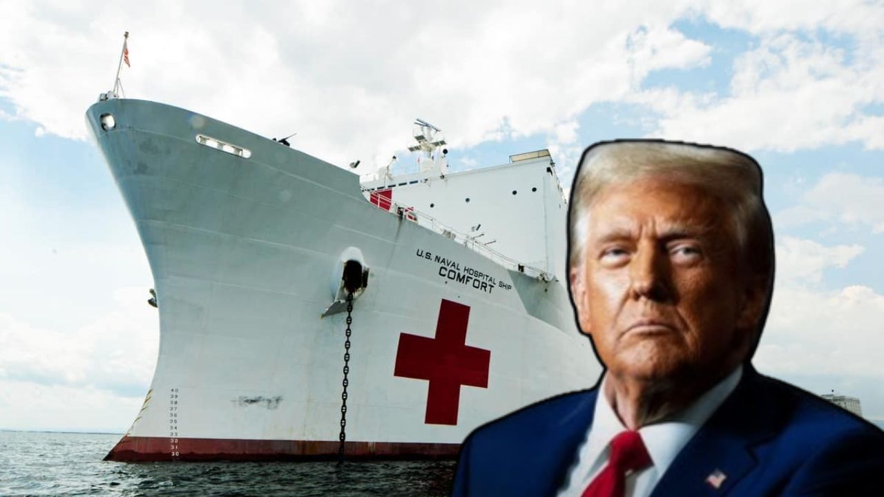 Greenland खरेदीचा नवा फंडा? ट्रम्प यांनी पाठवलं अत्याधुनिक हॉस्पिटल शिप; जगात खळबळ