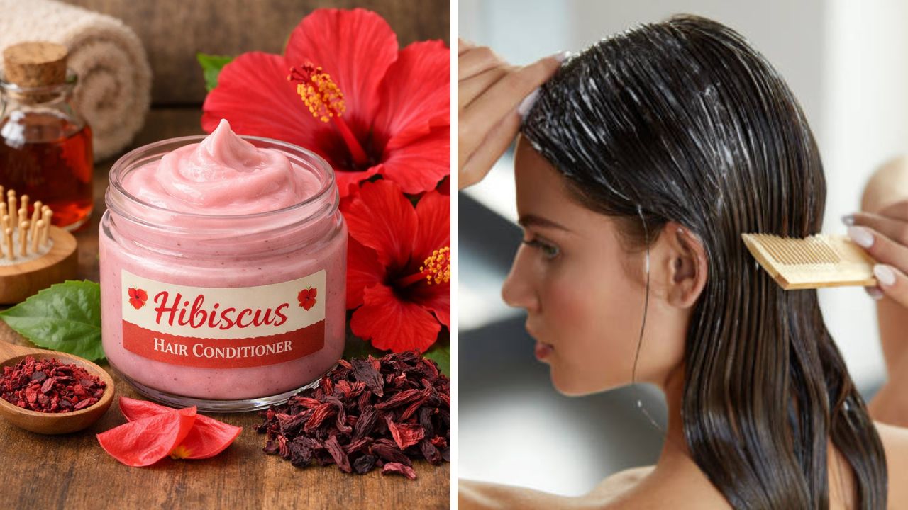 केसांची नैसर्गिक चमक वाढवण्यासाठी घरीच तयार करा जास्वंद-डिंक हेअर कंडिशनर, लांबलचक केसांचे रहस्य