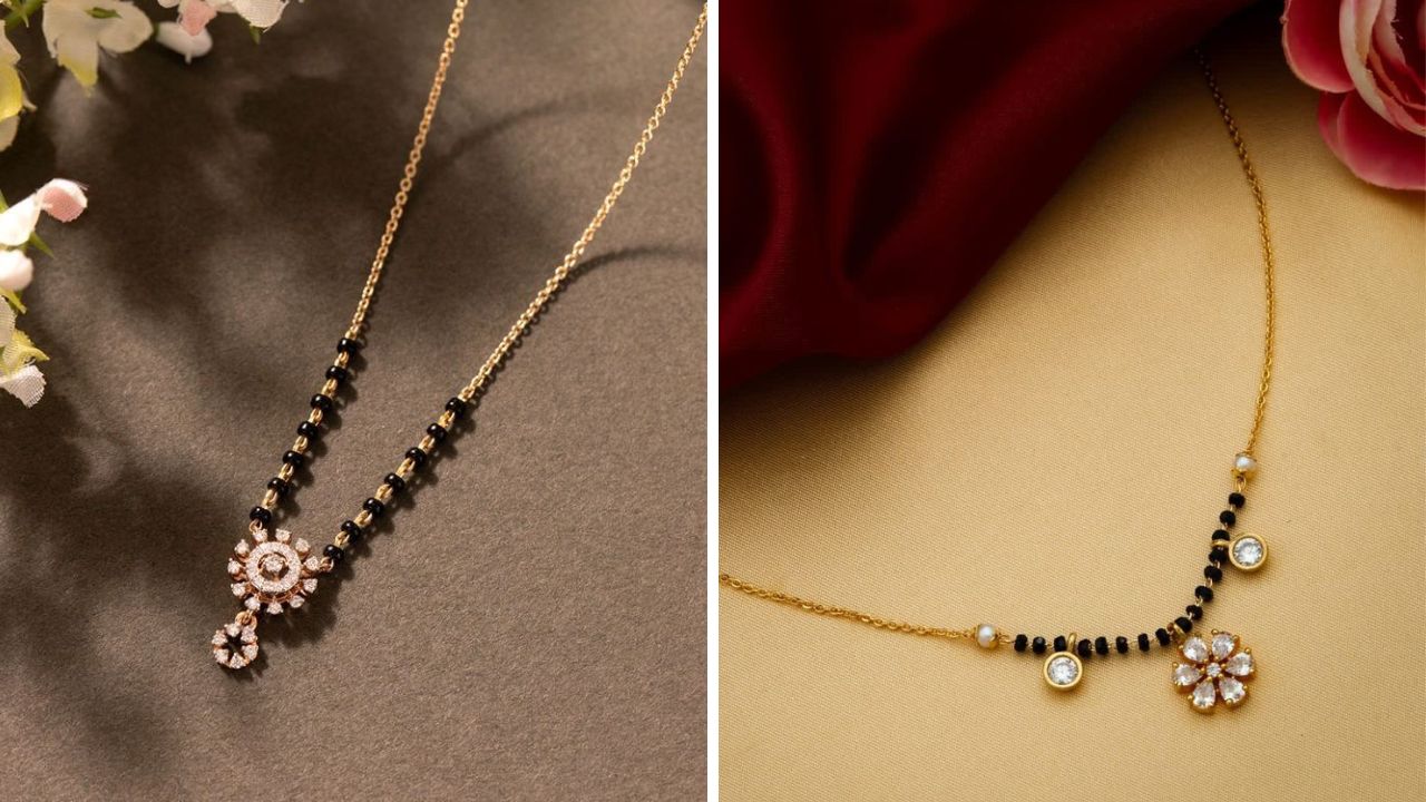 रोजच्या वापरात अनेकांना अतिशय साधं पण आकर्षक दिसणार मंगळसूत्र घालायला खूप जास्त आवडते. त्यामुळे तुम्ही या डिझाईनची निवड करू शकता. 