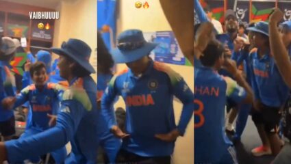 Vaibhav Suryavanshi Dance : पहिले बॅटने कहर नंतर भोजपुरी गाण्यावर केला धमाका! वैभवचा सोशल मिडियावर Video Viral