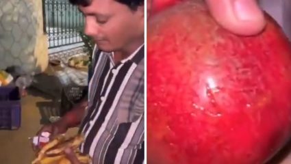 Mumbai Fruit Seller: नागरिकांनो फळ खाताय, मग हा Video बघाच…! परप्रांतीय फळविक्रेत्यांकडून फळांना विषारी पदार्थ लावून विक्री