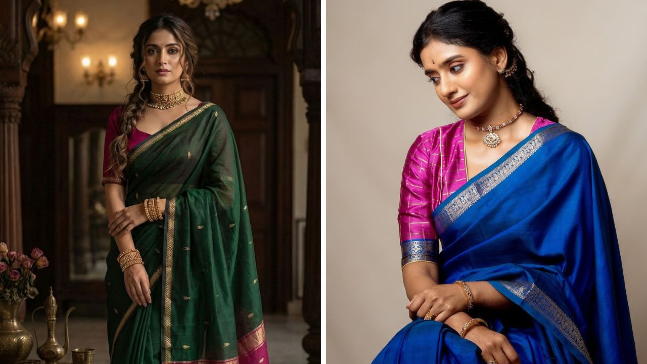 माहेश्वरी साडी किल्ल्याच्या भिंती, नक्षीकाम आणि नर्मदा नदीच्या लाटांवरून तयार करण्यात आली.  अहिल्याबाईंनी सुरत, मांडव आणि महाराष्ट्रातून कुशल विणकरांना बोलावून माहेश्वरी साडी तयार करून घेतली. 