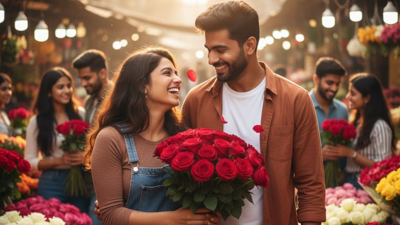 Valentine’s Day: मागणी वाढल्याने ‘गुलाब’ तेजीत, व्हॅलेंटाईन डेसाठी प्रेमी युगुलांकडून गुलाबाच्या फुलाला पसंती