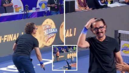 अमीर खान पिक्लबॉल खेळताना पडला! साठीत अशी एनर्जी, चाहते झाले हैराण