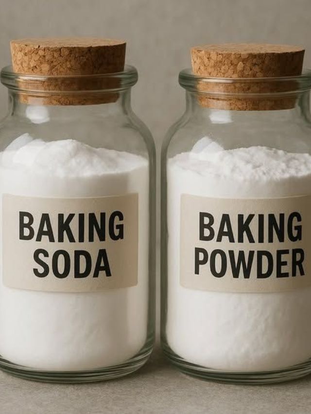 बेकिंग सोडा आणि बेकिंग पावडरमध्ये काय फरक आहे