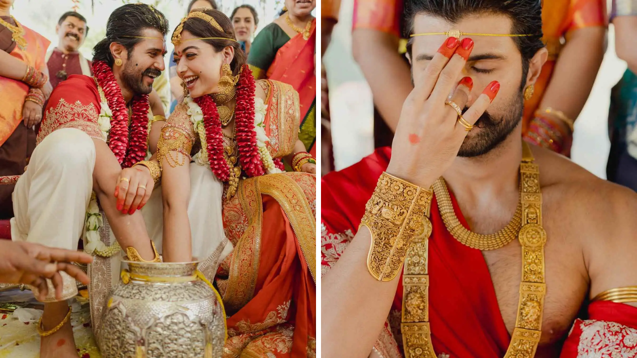 सात फेरे नाहीत की मंत्र नाही! सेलिब्रिटी कपल रश्मिका-विजयच्या लग्नातील ‘या’ जुन्या पारंपरिक विधी चर्चेत
