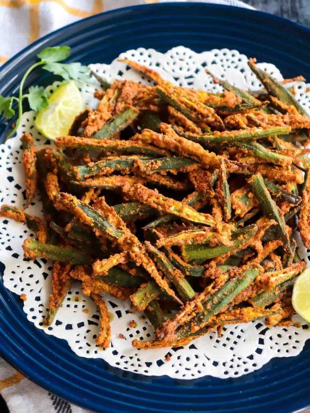 भाजी आवडत नाही मग घरी तयार करा कुरकुरीत भेंडी फ्राय