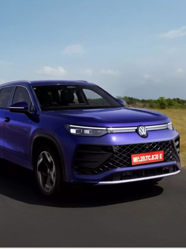 फॉर्च्युनरला टक्कर देणार, महाराष्ट्रात बनलेली Volkswagen Tayron Tayron R-Line