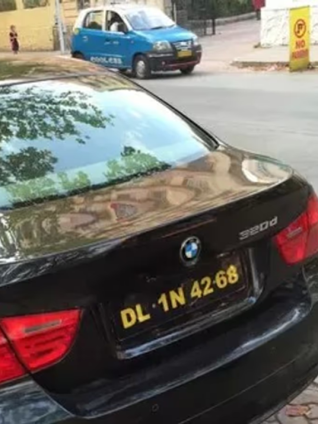 पिवळ्या, सफेद आणि हिरव्या... गाड्यांच्या नंबर प्लेटचे रंग का वेगळी?