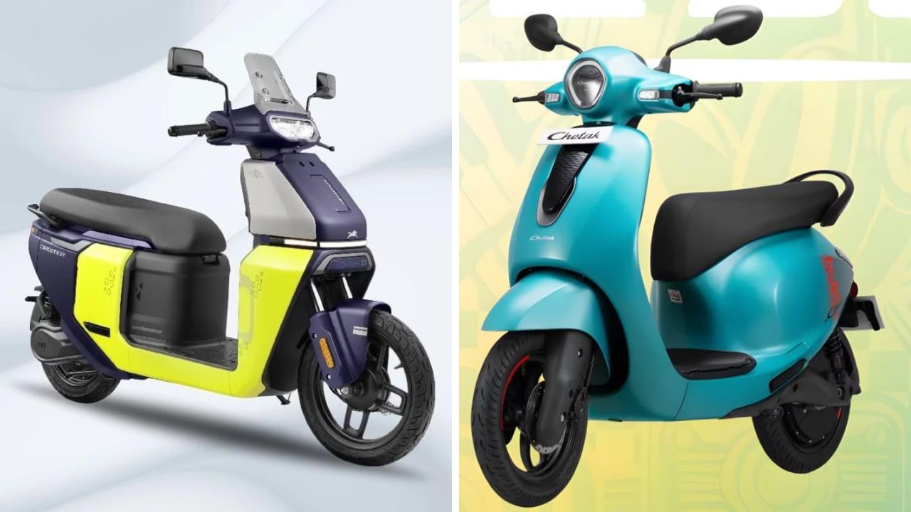 TVS Orbiter की Bajaj Chetak C2501? कोणता इलेक्ट्रिक स्कूटर तुमच्या बजेटमध्ये बसतो फिट?