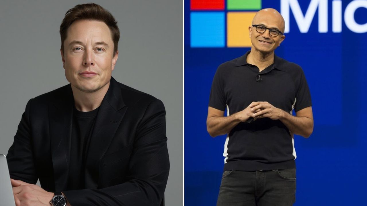 AI क्षेत्रात मोठी हालचाल! Elon Musk आणि Satya Nadella यांनी केली भागीदारी, करार बदलणार का टेक विश्वाची दिशा?