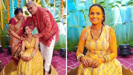 Exclusive: हळद पिवळी पोर कवळी…! एतशा संझगिरीची लगीनघाई, हळदी समारंभाचे फोटो समोर