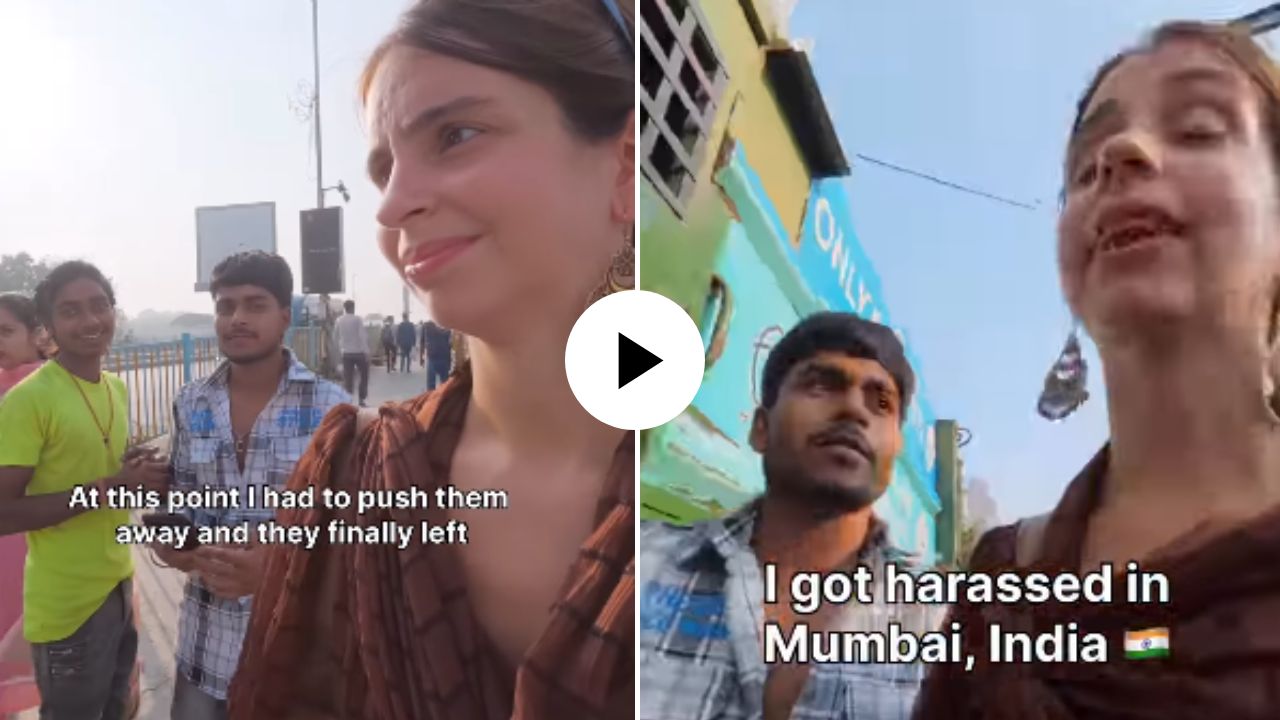 एका फोटोसाठी १५ मिनिटं पाठलाग…; मुंबईच्या रस्त्यावर परदेशी महिलेसोबत गैरवर्तन; संतापजनक कृत्याचा VIDEO VIRAL