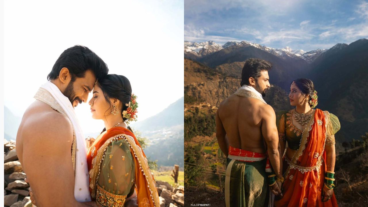 हिमालयाच्या साक्षीने बांधल्या सात जन्माच्या गाठी! लग्न हुरकलं, अक्षया-विशालने केलं हटके फोटोशूट