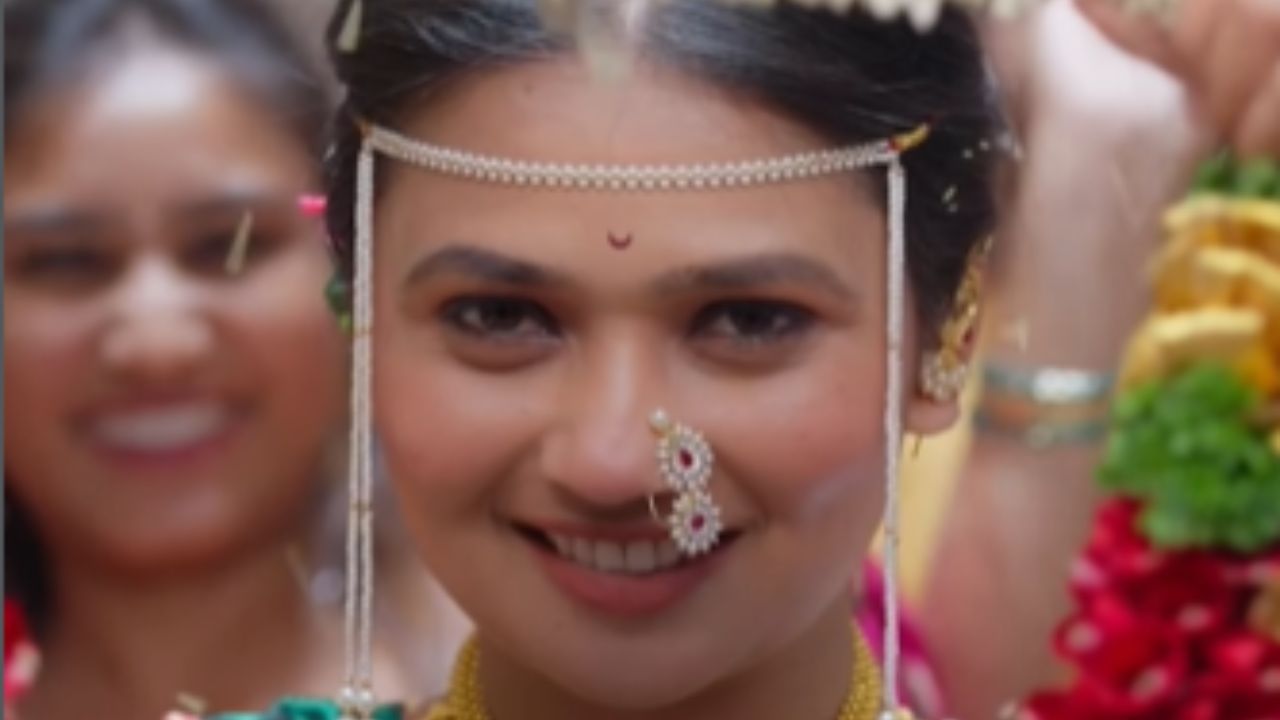 गौतमीचं ठरलं हा…? लग्नाच्या वेशात आली समोर, नवरदेव MHJ फेम ओमकार राऊत! घेतला उखाणा