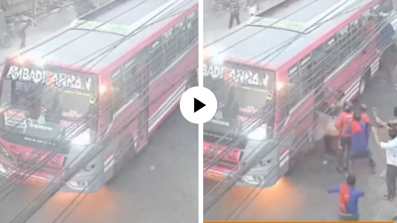चालत्या बसला लागली आग, देवदूत बनून आला अन् डिलिव्हरी बॉयने अशाप्रकारे वाचवले प्रवाशांना प्राण; थरारक Video Viral