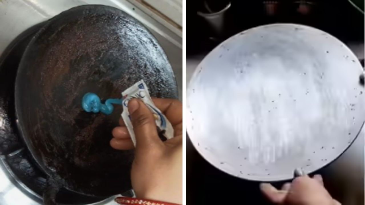 1 रुपयांच्या शॅम्पूने करा गंजलेला ताव साफ, दोन मिनिटांतच कोणत्याही मेहनतीशिवाय मिळेल नव्यासारखी चमक