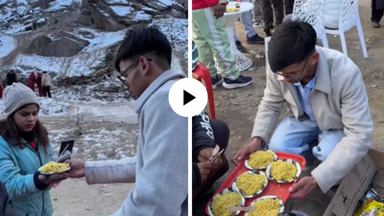 थंड हवेत गरम मॅगी अन् थेट नोटांचा पाऊस… एका दिवसांतच कंटेंट क्रिएटरने केली तब्बल २१ हजारांच्या मॅगीची विक्री; Video Viral