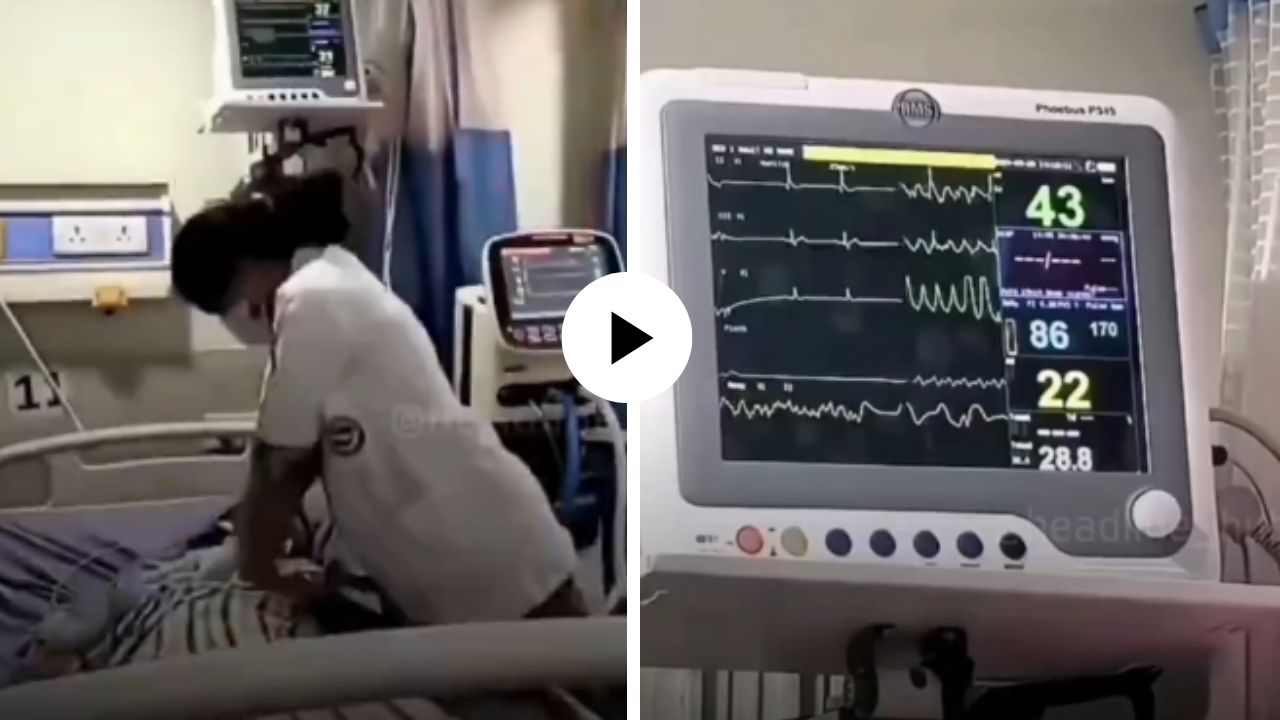 30 मिनिटे मृत्यूशी झुंज… थांबलेलं हृदय, बंद झालेले श्वास, डॉक्टरांनी अक्षरशः खेचून आणला जीव; Video Viral