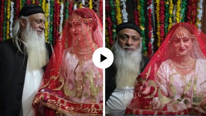 70 वर्षांच्या पाकिस्तानी हकीम बाबरने केलं 22 वर्षांच्या तरुणीशी लग्न… म्हणाला, “मी अल्लाहची ऑर्डर फॉलो करतोय”; Video Viral
