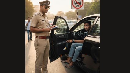 अरे बापरे! भारतात चप्पल घालून कार चालवल्याने आता पोलीस मामा फाइन मारणार? काय आहे नियम? जाणून घ्या