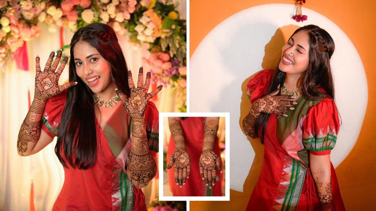 इश्काचा नादखुळा! मेहंदी रंगली गं… अक्षयाच्या हातावर रंगली विशाल निकमच्या नावाची मेहंदी,फोटो पाहा