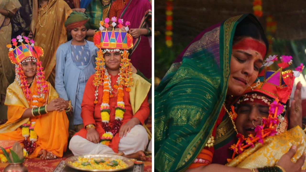 सावित्री–जोतीरावांच्या विवाहाचा भावनिक क्षण; ‘मी सावित्रीबाई जोतीराव फुले’ मालिकेच्या सेटवर सावित्रीबाईंच्या वंशजांचा सन्मान