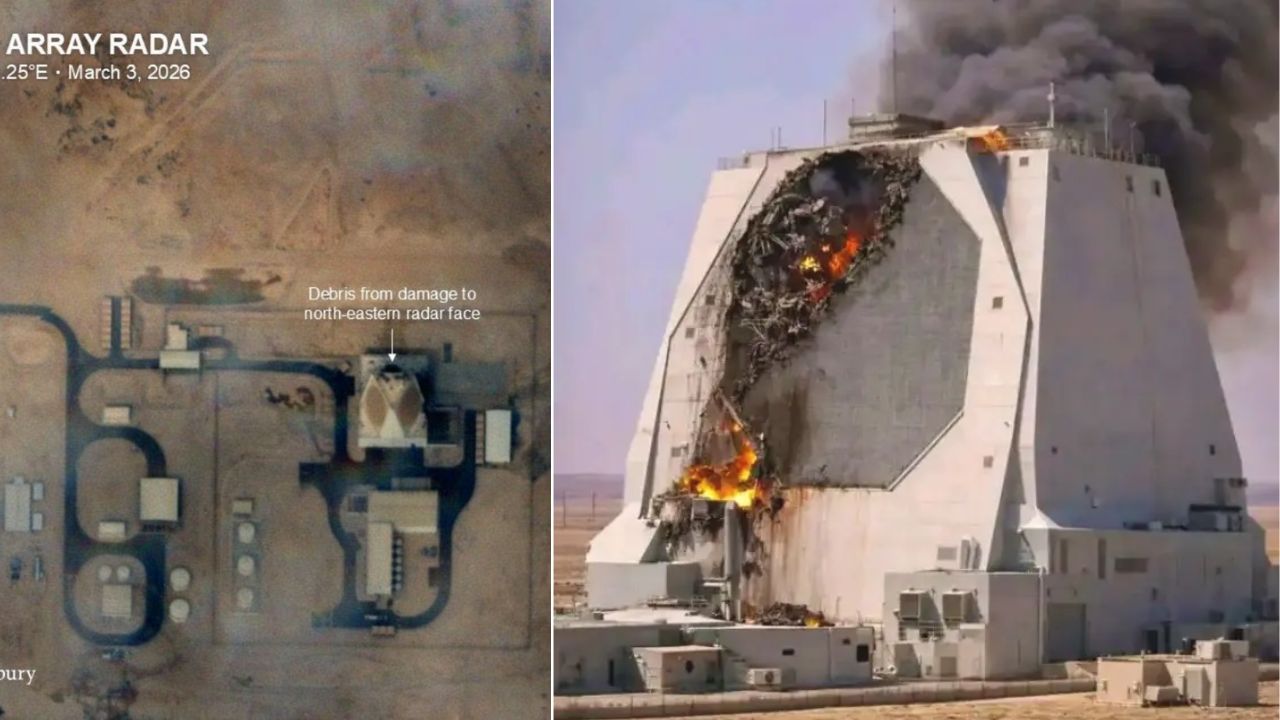 Iran Attack: अमेरिकेचा ‘महागडा डोळा’ फोडला! इराणच्या एका क्षेपणास्त्राने 92 अब्ज रुपयांचं रडार केलं ‘स्वाहा’; संरक्षण कवच कोलमडलं