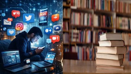 डिजिटल युगात वाचन संस्कृतीसमोर मोठे आव्हान; मोबाईल-आधारित माहितीमुळे सखोल वाचन घटले