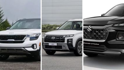 Kia Seltos, Hyundai Creta आणि Maruti Grand Vitara, कोणत्या SUV मध्ये किती दम?