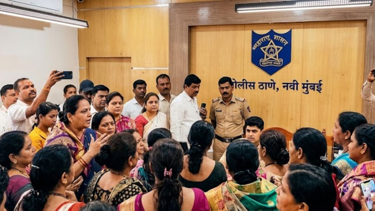 Ahilyanagar News: ‘ती’ एक चूक आणि संगमनेर पोलीस ठाण्यात शेकडो महिलांचे ठिय्या आंदोलन