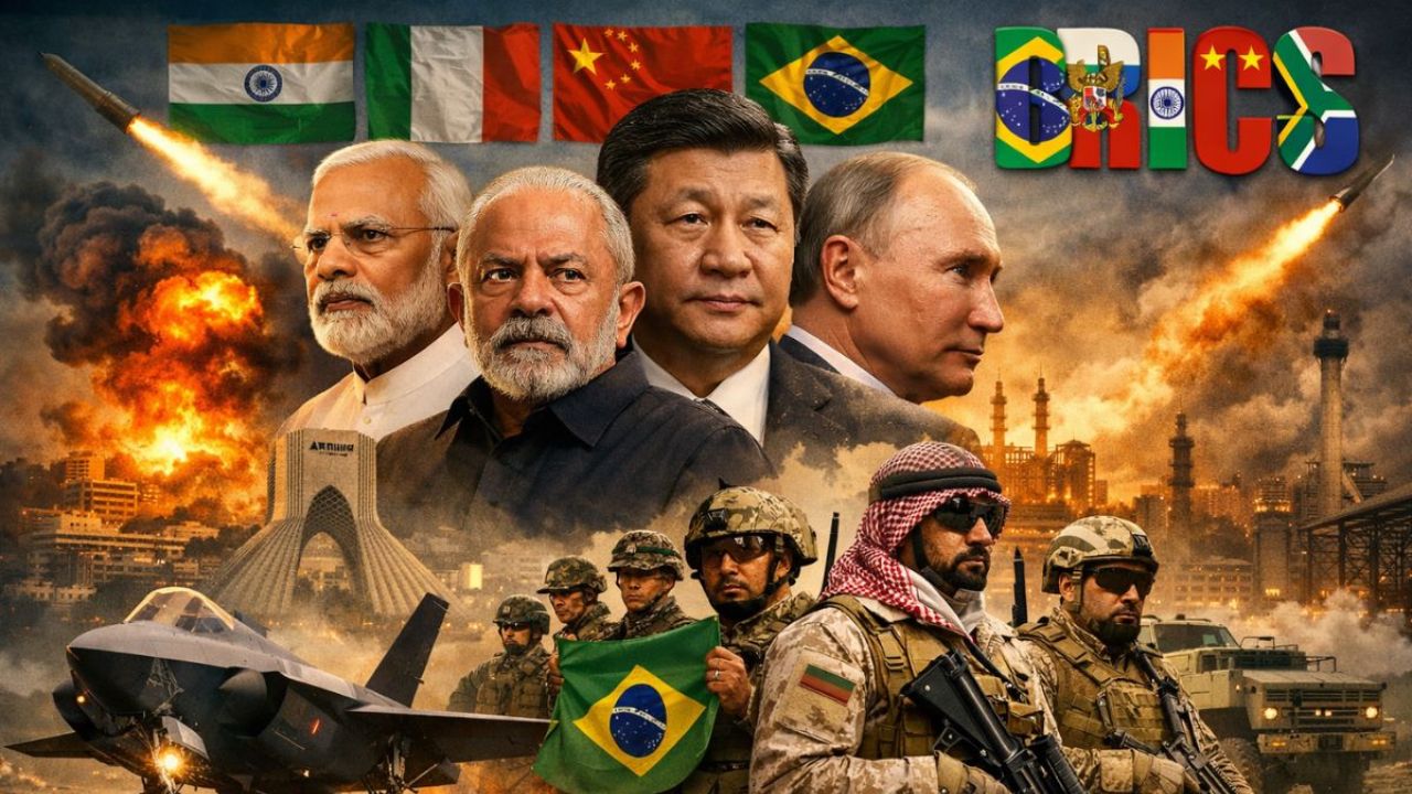 Middle East War : BRICS मध्ये फूट? इराणवरील हल्ल्याने सदस्य देश भिडले; भारत नेमका कोणाच्या बाजूने?