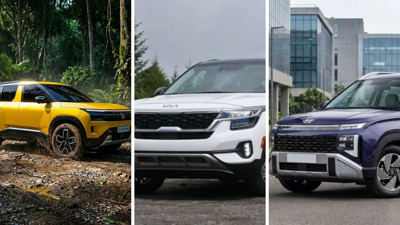 SUV सेगमेंटमध्ये तिहेरी लढत? Tata Sierra, Kia Seltos आणि Hyundai Venue मध्ये बेस्ट कोण?