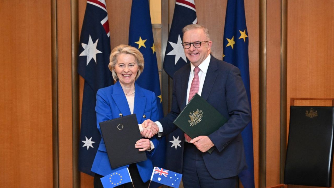 EU-Australia Partnership:  युरोपियन युनियन आणि ऑस्ट्रेलियाचा ऐतिहासिक करार; चीनवरील अवलंबित्व कमी करण्यासाठी उचलले मोठे पाऊल