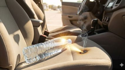 वाहन चालकांनो सावधान! कारमधील पाण्याची बाटलीही आग लागण्यासाठी पुरेशी, यामागील कारण म्हणजे…