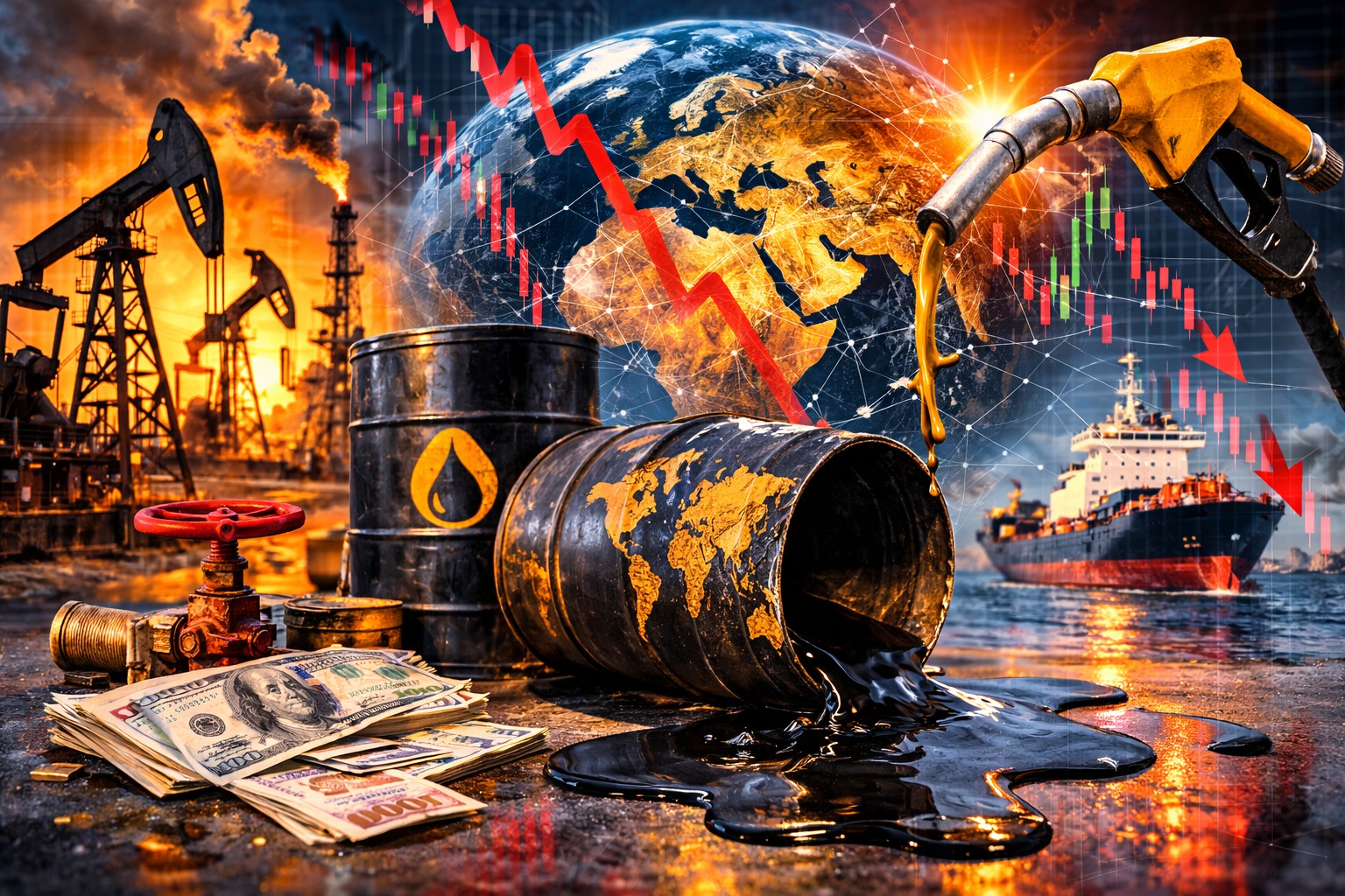 Global Oil Crisis: तेल दरांचा स्फोट! पेट्रोलपासून किराणा वस्तूपर्यंत सर्व महाग होणार? जाणून घ्या सविस्तर 