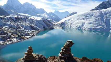 Gokyo Lakes: हिमालयाचं गुपित! नेपाळमधील ‘हे’ सरोवर पृथीवरील स्वर्ग; एव्हरेस्टच्या सावलीत वसलेला जगातील सर्वात उंच ‘फिरोजी’ खजिना