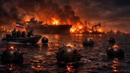US Iran War : इराणचा समुद्री सापळा! होर्मुझ खाडीत खतरनाक माईन प्लॅननंतर ट्रम्प संतापले; जागतिक तेल पुरवठा धोक्यात?