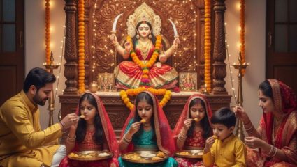 Chaitra Navratri 2026: दुर्गाष्टमीला कधी करावे कन्यापूजन, जाणून घ्या मुहूर्त आणि महत्त्व