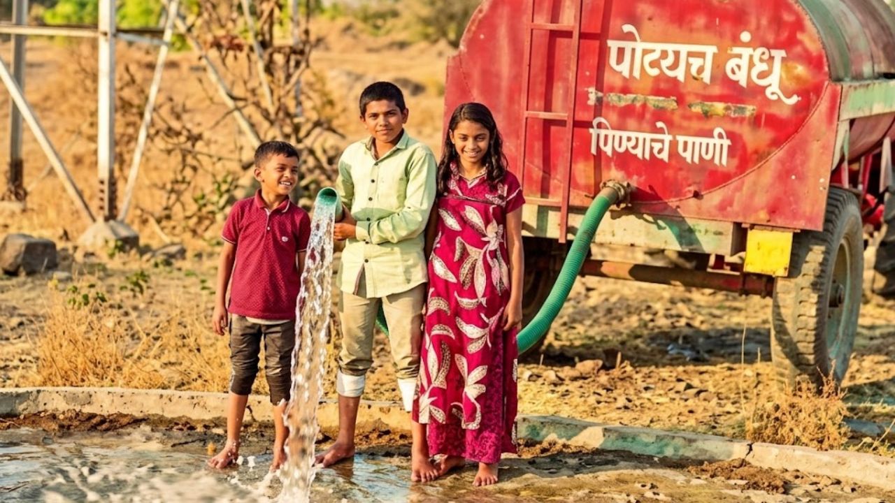 Ahilyanagar News: वाह मुलांनो, शाब्बास! खाऊच्या पैश्यातून वन्यप्राण्यांसाठी पाणी; जातेगावच्या भाऊ बहिणीचा उपक्रम