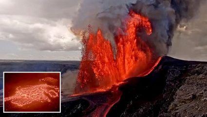 Kilauea Volcano: ज्वालामुखीचा महाविस्फोट! 1000 फूट उंचीवर लाव्हाचे कारंजे; हवाईमध्ये 43 व्यांदा निसर्गाचे तांडव, पाहा VIDEO