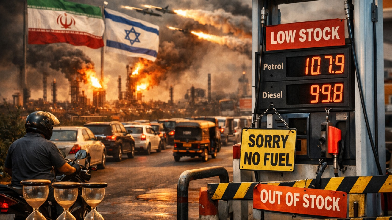 Iran Israel War मुळे भारतावर तेल संकट? केवळ ‘इतक्या’ दिवसांचा साठा; पेट्रोल-डिझेल महागणार?