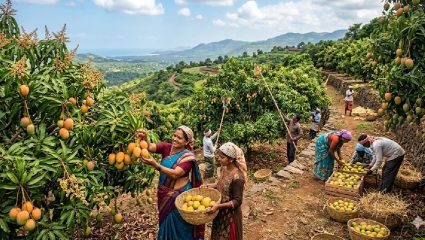 कोकणच्या ‘राजा’वर निसर्ग कोपला; बागायतदार चिंतेत; उत्पादनात घट होण्याची शक्यता