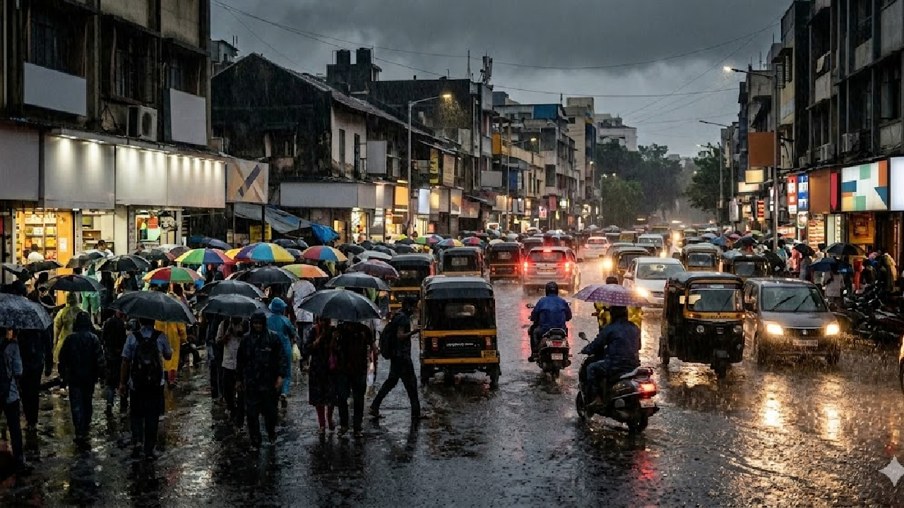 Pune Rain Alert: सणाच्या दिवशी पण पाऊस! पुणे शहरात वरूणराजाने लावली हजेरी